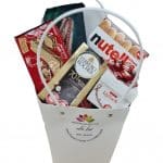 סלסלת ממתקים לבן