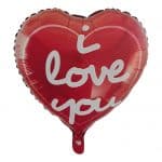 בלון באדום I LOVE U