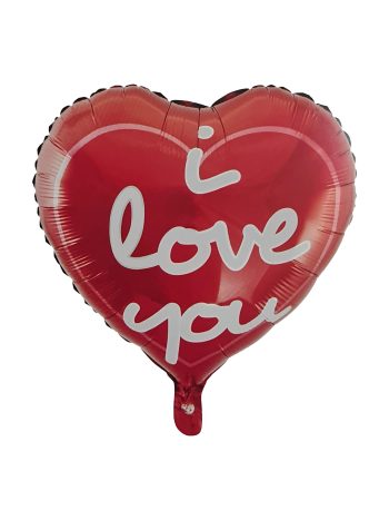 בלון אדום I LOVE U